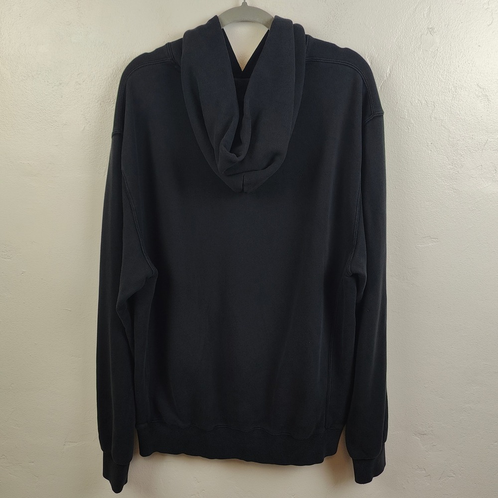 Darc Sport Men Wolves Club Top Large Black Graphic Hoodie Distressed Streetwear - Picture 5 of 9